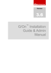 G/On Installation Guide & Admin Manual