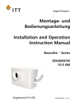 Montage- und Bedienungsanleitung Installation and