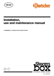 Installation, use and maintenance manual