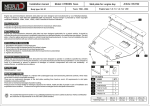 Installation manual Article: 05.0742 Model: CITROEN Saxo Skid