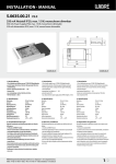 InstallatIon · Manual 5.0635.00.21 V2.0 1/2