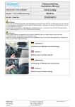Einbauanleitung Installation Manual Dacia Lodgy 06/2012