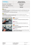 Einbauanleitung Installation Manual Opel Adam 01/2013
