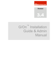 G/On Installation Guide & Admin Manual