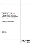 ADPRO PRO E-PIR Installation Manual