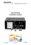 PM150/PM240 Installation manual