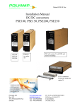 Installation Manual DC/DC converters PSE100, PSE150, PSE200
