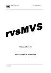 Installation Manual - ServiceNet - T