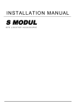 S-MODULE Installation manual