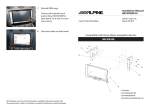 Installation Manual INE-W928R Kit Compatible with these Alpine