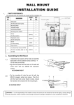 Simple Wall Mount Installation Manual Installation