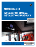 MTM800FuG ET Installation Manual – EN, DE - IuK