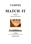 Match It Installation Manual