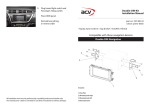 Double-DIN Kit Installation Manual Compatible with these