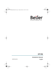 Installation Manual - Beijer Electronics
