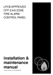 CFP LPCB FIre Panel Installation Manual - C-Tec