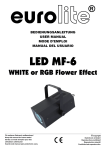 EUROLITE LED MF-6 white or RGB User Manual