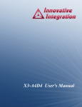 X3-A4D4 User's Manual