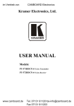 USER MANUAL - CAMBOARD Electronics