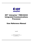 IDT™ Interprise™ 79RC32434 Integrated Communications