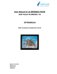 User Manual of LK-BE988AO-FPAW AUO Panel