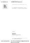 USER MANUAL - CAMBOARD Electronics