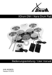 XDrum DM-1 Nano Drum Pad Bedienungsanleitung / User manual
