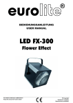 EUROLITE LED FX-300 RGB DMX User Manual - LTT