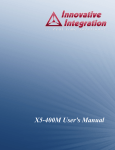 X5-400M User's Manual