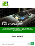 PM-LX2-800 User Manual