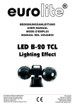 EUROLITE LED B-20 TCL User Manual