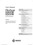 FlexScan S2031W/S2431W User's Manual