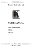 USER MANUAL - CAMBOARD Electronics