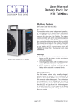 User Manual Battery Pack for NTI TalkBox