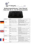 Bedienungsanleitung / User Manual Stairville HL-X / HL