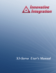 X3-Servo User's Manual