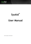 SysAid User Manual - Help Desk Software by Ilient