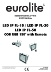 EUROLITE LED FL-8/FL-30 Floodlight User Manual - LTT