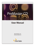 PreMaster CD version 3.0 — User Manual