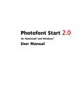 Photofont Start Plug