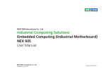 NEX 605 User Manual - Spectra Computersysteme GmbH