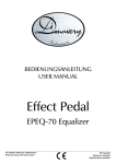 Dimavery EPEQ-70 Flanger User Manual