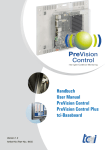 Handbuch User Manual PreVision Control PreVision Control Plus tci