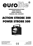 EUROLITE ACTION STROBE 300 / POWER STROBE 500 User