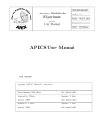 APECS User Manual