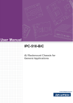 User Manual IPC-510-B/C