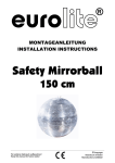 Sicherheits-Spiegelkugel 150cm user manual