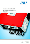 Electronic Solar Switch - User Manual