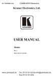 USER MANUAL - CAMBOARD Electronics