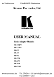 USER MANUAL - CAMBOARD Electronics